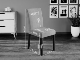 Scaun Plus Gri Deschis
