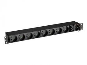 Eaton FlexPDU 8 FR unități de distribuție a energiei electrice (PDU) 9 ieșire(i) AC 1U Negru (EFLX8F)