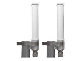 hpe Aruba Pair 5GHz 5dBi Omni N-type Direct Mount Outdoor Antennas (ANT-2x2-5005) (JW026A)