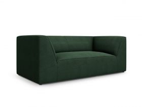 Canapea 2 locuri, Ruby, Micadoni Home, BL, 174x93x69 cm, poliester, verde