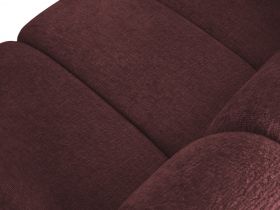 Canapea 5 locuri cotiera dreapta, Lupine, Micadoni Home, BL, 335x166x70 cm, poliester chenille, bordo