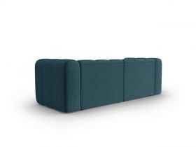 Canapea 3 locuri, Lupine, Micadoni Home, BL, 228x87x70 cm, poliester chenille, turcoaz