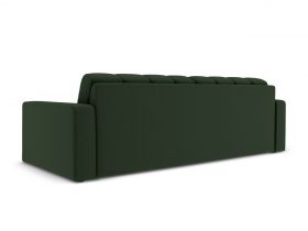 Canapea 4 locuri, Justin, Micadoni Home, BL, 227x90x72 cm, poliester, verde inchis