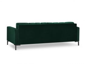 Canapea 4 locuri, Mamaia, Micadoni Home, BL, 217x92x75 cm, catifea, verde bottle