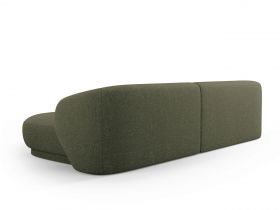 Coltar dreapta 4 locuri, Camden, Cosmopolitan Design, 289x177x72 cm, tesatura chenille, verde