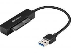 cablu usb 3.0 a tata - sata sandberg 133-87, negru