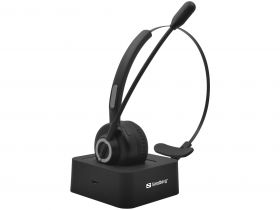 casti bluetooth sandberg 126-06 office headset pro, negru