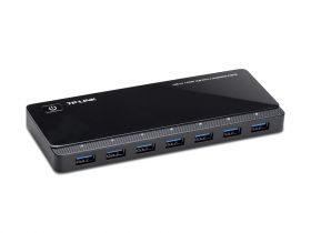 hub usb 3.0 extern cu 7 porturi si 2 de incarcare, tp-link