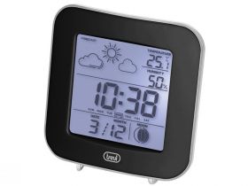 statie meteo cu ceas me3106, negru, trevi