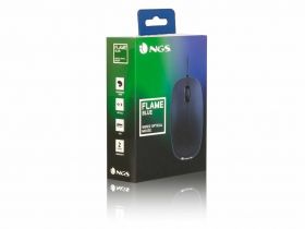 mouse usb 1000 dpi albastru, ngs