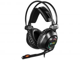 casti gaming sandberg 126-08 savage 7.1, usb, microfon, rgb