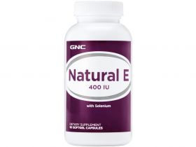 GNC VITAMINA E NATURAL 400UI CU SELENIU 90 CAPSULE MOI