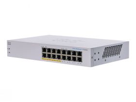 cisco Cisco CBS110-16PP-EU Unmanaged 16-port GE,  (8 support PoE with 64W power budget) (CBS110-16PP-EU)