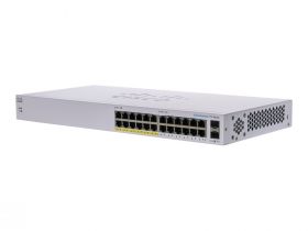 cisco Cisco CBS110-24PP-EU Unmanaged 24-port GE, (12 support PoE with 100W power budget), 2x1G SFP Shared (CBS110-24PP-EU)