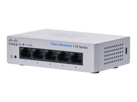 cisco Cisco CBS110-5T-D-EU Unmanaged 5-port GE, Desktop, Ext PS (CBS110-5T-D-EU)