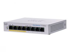 cisco Cisco CBS110-8PP-D-EU Unmanaged 8-port GE, (4 support PoE with 32W power budget), Desktop, Ext PS (CBS110-8PP-D-EU)