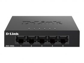 D-Link DGS-105GL/E switch-uri Fara management Gigabit Ethernet (10/100/1000) Negru (DGS-105GL/E)