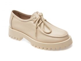 Mocasini casual GRYXX bej, BL2827, din piele naturala