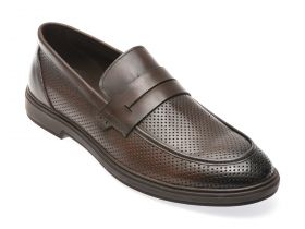 Mocasini eleganti GRYXX maro, 917203, din piele naturala