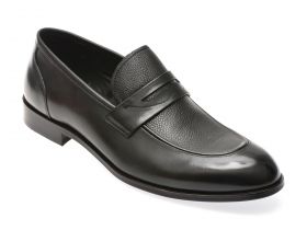 Mocasini eleganti GRYXX negri, 198H58, din piele naturala