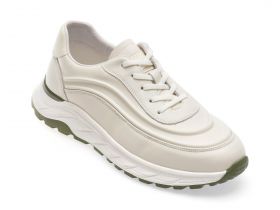 Pantofi casual EPICA albi, 359, din piele naturala