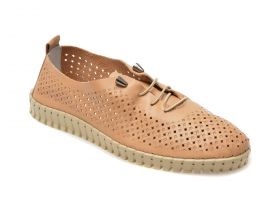 Pantofi casual FLAVIA PASSINI maro, SN1071, din piele naturala