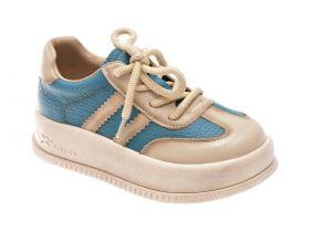 Pantofi casual GRYXX albastri, RS902, din piele naturala