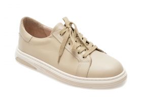 Pantofi casual GRYXX bej, BL4027, din piele naturala