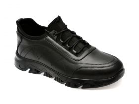 Pantofi casual GRYXX negri, MD571, din piele naturala