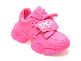 Pantofi sport EPICA fucsia, 186522, din piele naturala