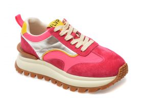 Pantofi sport FLAVIA PASSINI fucsia, 5112, din piele intoarsa