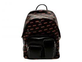 Rucsac GRYXX negru, BLS19, din piele ecologica