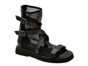 Sandale casual GRYXX negre, 800, din piele naturala