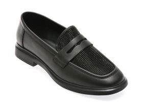 Mocasini casual GRYXX negri, 230295, din piele naturala