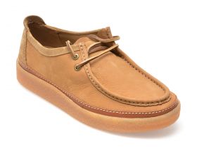 Mocasini CLARKS maro, CLARKWOOD MOC, din piele naturala