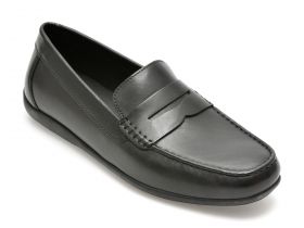 Mocasini GEOX negri, U450WC, din piele naturala