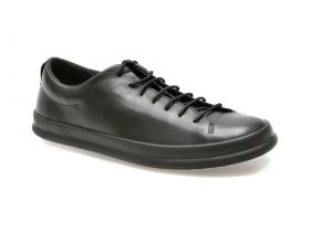 Pantofi CAMPER negri, CHASIS SPORT, din piele naturala