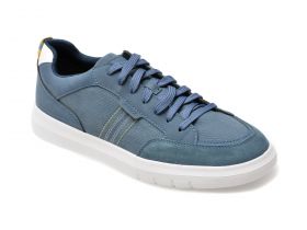 Pantofi casual GEOX albastri, U45B3B, din piele ecologica