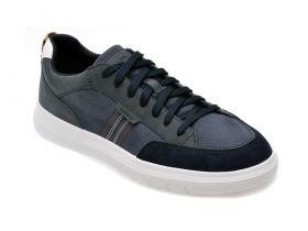 Pantofi casual GEOX bleumarin, U45B3B, din piele ecologica