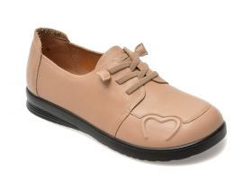 Pantofi casual GRYXX nude, 3757813, din piele naturala