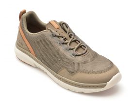 Pantofi CLARKS gri, CLARKS PRO KNIT, din material textil