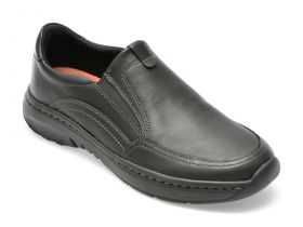 Pantofi CLARKS negri, CLARKS PRO STEP, din piele naturala