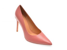 Pantofi eleganti EPICA roz, A234, din piele naturala