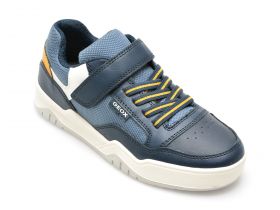 Pantofi GEOX bleumarin, J367RE, din piele ecologica