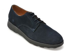 Pantofi GEOX bleumarin, U45GHA, din piele intoarsa