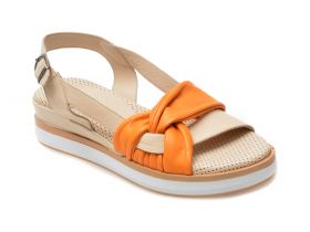 Sandale casual FLAVIA PASSINI bej, 6002, din piele naturala