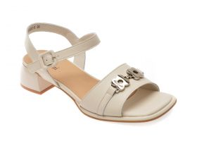 Sandale casual FLAVIA PASSINI bej, 72859K1, din piele naturala