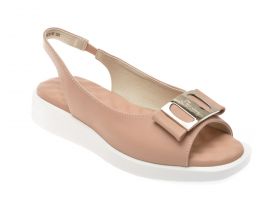 Sandale casual FLAVIA PASSINI roz, 17967K3, din piele naturala