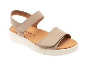 Sandale casual GABOR bej, 43711, din nabuc