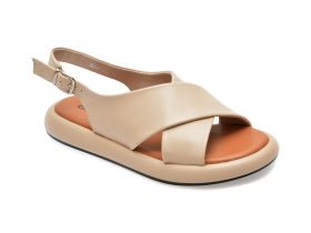 Sandale casual GRYXX bej, 25861, din piele naturala